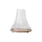 Hello Honey® 13" Reclaimed Glass Cloche with Mango Wood Base